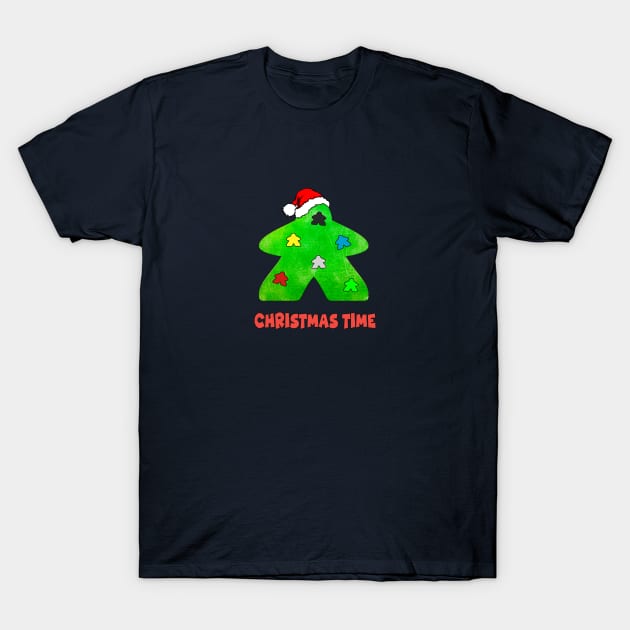 meeple Santa T-Shirt by ARTEMIDA